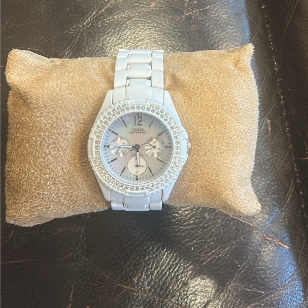 Women’s Guess White Watch
